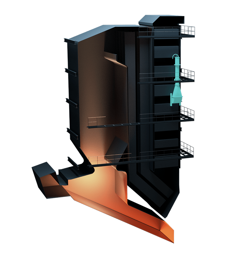 Infrasound cleaning illustration